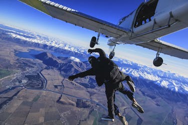 Saut en parachute en tandem de 10 000 pieds au-dessus du mont Cook